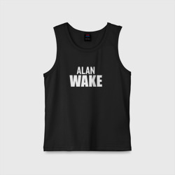 Детская майка хлопок Alan Wake logo