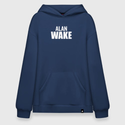 Худи SuperOversize хлопок Alan Wake logo