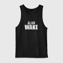 Мужская майка хлопок Alan Wake logo