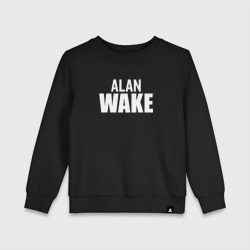 Детский свитшот хлопок Alan Wake logo