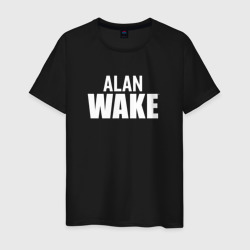 Мужская футболка хлопок Alan Wake logo