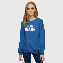 Женский свитшот хлопок Alan Wake logo - фото 2