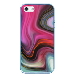 Чехол для iPhone 5/5S матовый Pink wave