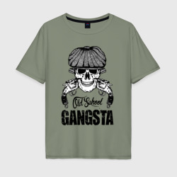 Мужская футболка хлопок Oversize Old school gangsta