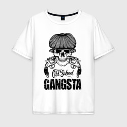 Мужская футболка хлопок Oversize Old school gangsta