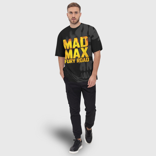 Мужская футболка oversize 3D Mad max - what a lovely day, цвет 3D печать - фото 5