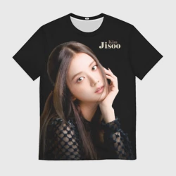 Мужская футболка 3D Blackpink Cute Jisoo Kim