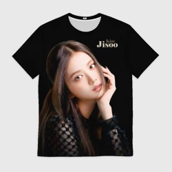 Мужская футболка 3D Blackpink Cute Jisoo Kim