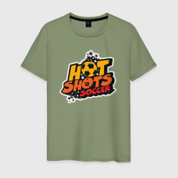 Мужская футболка хлопок Hot shots soccer