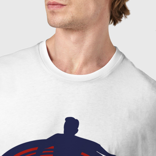 Мужская футболка хлопок с принтом Futsal star player, фото #4
