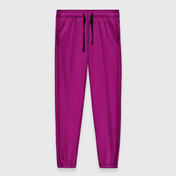 Женские брюки 3D Однотонный пурпурный