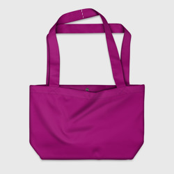 Пляжная сумка 3D Однотонный пурпурный