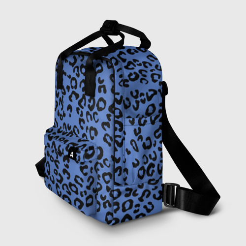Женский рюкзак 3D Синий леопард - фото 2