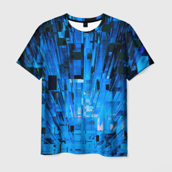 Мужская футболка 3D Абстрактная технология