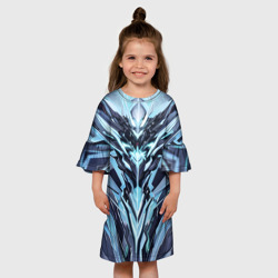 Детское платье 3D Светлая Кибер броня - фото 2
