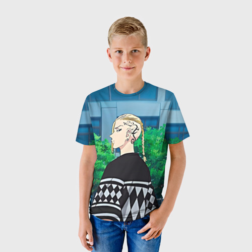 Детская футболка 3D с принтом Кэн Рюгудзи, фото на моделе #1