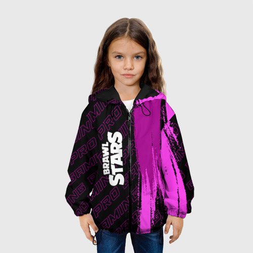 Детская куртка 3D Brawl Stars pro gaming: по-вертикали, цвет черный - фото 4