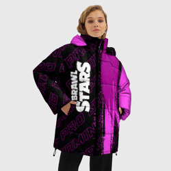 Женская зимняя куртка Oversize Brawl Stars pro gaming: по-вертикали - фото 2