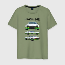 Мужская футболка хлопок Jaguar постер обложка журнала