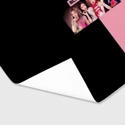 Бумага для упаковки 3D Черно-розовый градиент Black Pink - фото 2