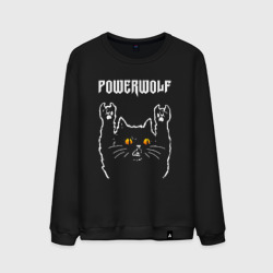 Мужской свитшот хлопок Powerwolf rock cat