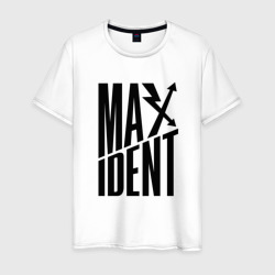 Maxident - black - stray kids – Мужская футболка хлопок с принтом купить со скидкой в -20%
