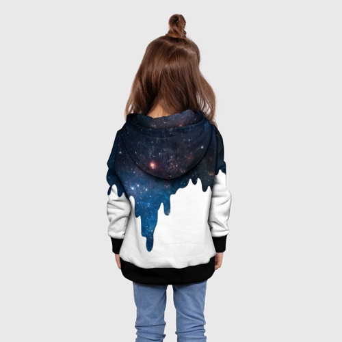 Детская толстовка 3D Млечный Путь - Milky Way, цвет черный - фото 5