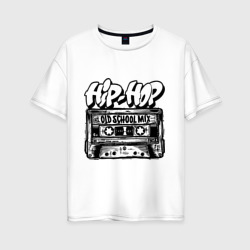 Женская футболка хлопок Oversize Hip hop oldschool