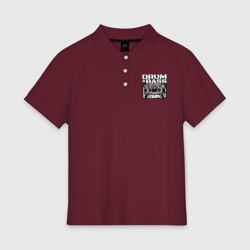 Женское поло хлопок Dnb oldschool