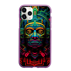 Чехол для iPhone 11 Pro матовый Ацтекские Боги