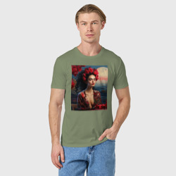 Мужская футболка хлопок Фрида и луна - фото 2