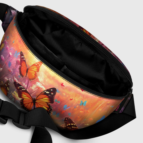 Поясная сумка 3D Летний фон бабочки - фото 7