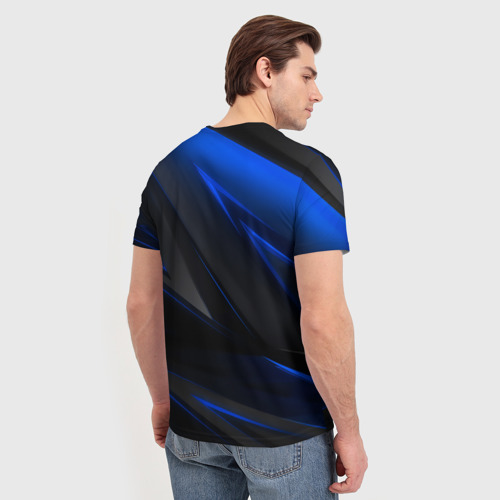 Мужская футболка 3D с принтом 8БИТ с привидениями, вид сзади #2