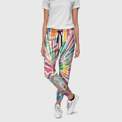 Женские брюки 3D Цветные будни - фото 2