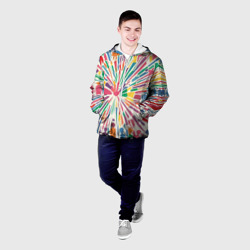 Мужская куртка 3D Цветные будни - фото 2