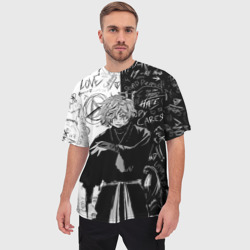 Мужская футболка oversize 3D Инсайд Габимару - Адский рай - фото 2