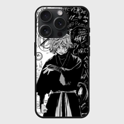 Чехол силиконовый для Apple iPhone 15 Pro матовый Инсайд Габимару - Адский рай