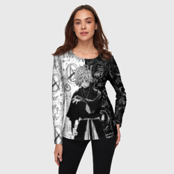 Женский лонгслив 3D Инсайд Габимару - Адский рай - фото 2