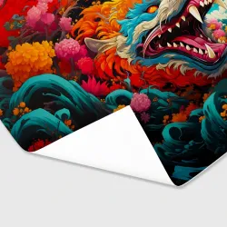 Бумага для упаковки 3D Художественный дракон от нейросети - фото 2