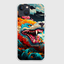 Художественный дракон от нейросети – Чехол для iPhone 13 с принтом купить