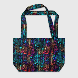 Пляжная сумка 3D Флуоресцентные Цветы