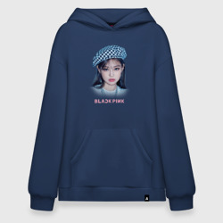 Худи SuperOversize хлопок Jennie Blackpink