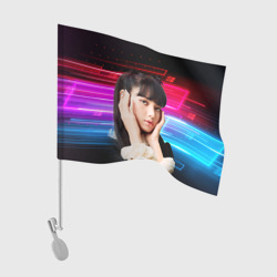Флаг для автомобиля Lisa Blackpink music K-pop