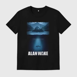 Мужская футболка хлопок История Алана Вейка