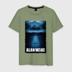 Мужская футболка хлопок История Алана Вейка