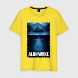 Мужская футболка хлопок История Алана Вейка