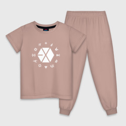 Детская пижама хлопок Logo Exo