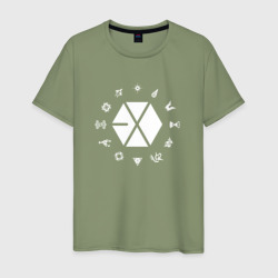 Мужская футболка хлопок Logo Exo