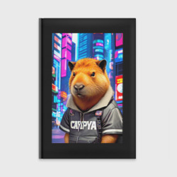 Ежедневник Cool capybara - urban style - neural network