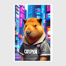 Магнитный плакат 2Х3 Cool capybara - urban style - neural network